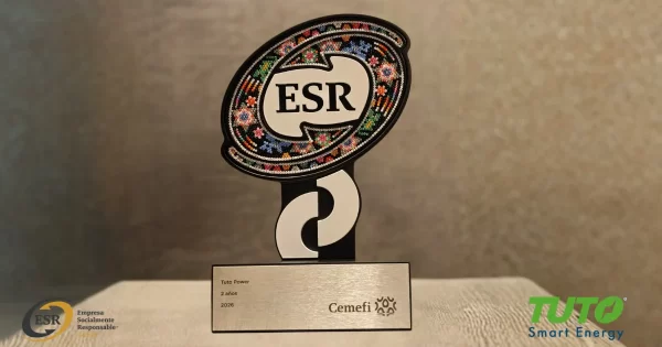 Tuto Power recibe por segundo año consecutivo el Distintivo ESR y reafirma su compromiso con la responsabilidad social